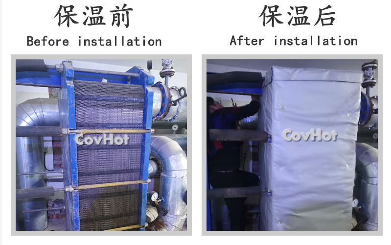 板式<a href=http://www.njmbwj.cn/e/tags/?tagname=%E6%8D%A2%E7%83%AD%E5%99%A8%E4%BF%9D%E6%B8%A9 target=_blank class=infotextkey>換熱器保溫</a>套,板換保溫罩